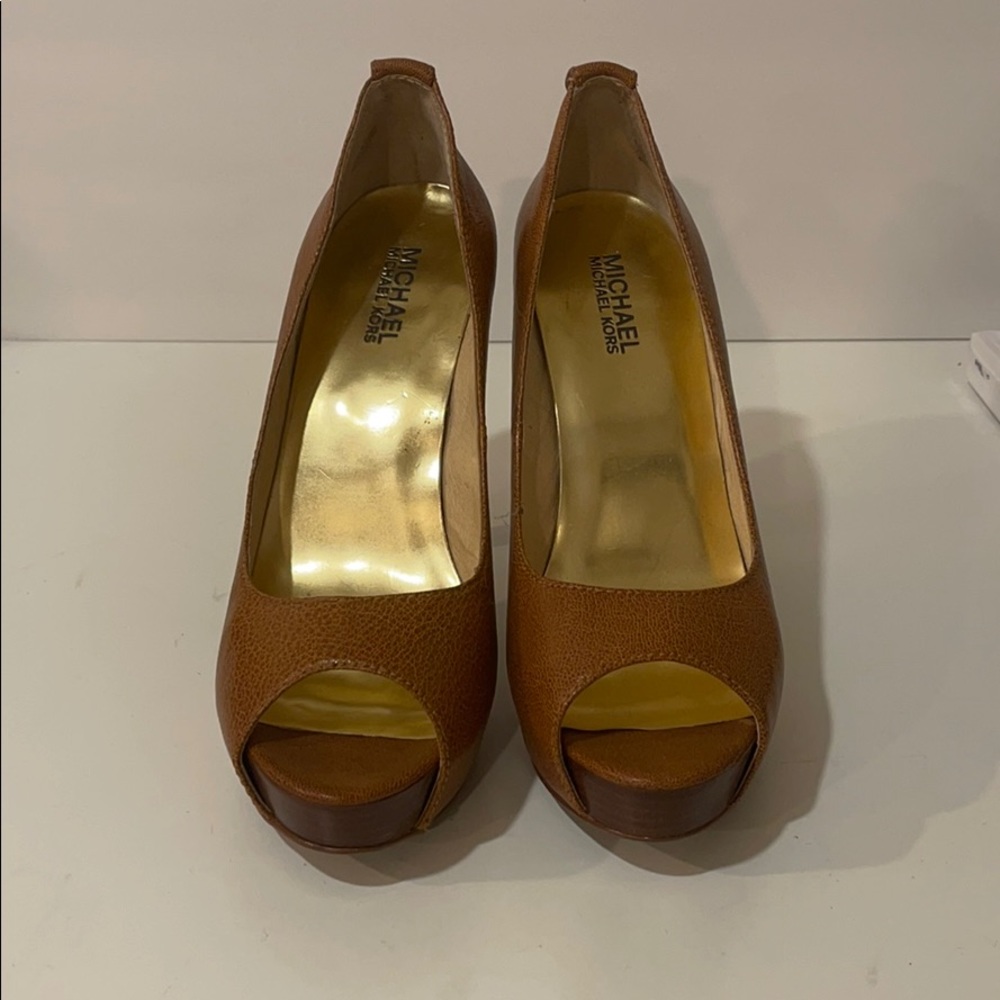 Michael Kors Peep Toe Pumps